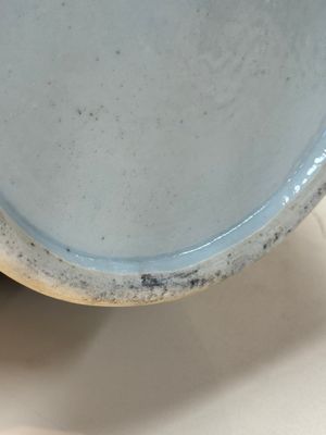 A Chinese blue, white and copper-red 'deer and pine tree' vase, Qianlong — photo 10