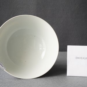 A Chinese blue, white and copper red stem bowl with immortals, Republic — photo 20