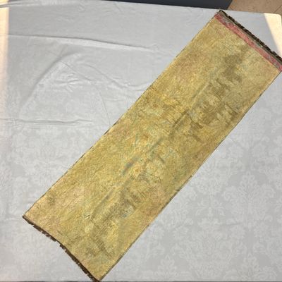 A Chinese brocade 'Qing Ming Shang He Tu 清明上河圖' panel — photo 8