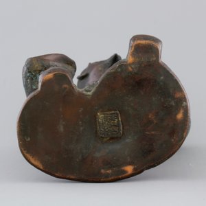 A Chinese bronze and cloisonne figure of an immortal, 18/19th C. — photo 5