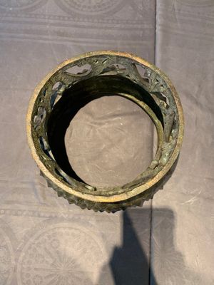 A Chinese bronze Bodhisattva on a lotus throne, Ming — photo 21