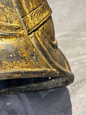A Chinese bronze Buddha, Ming — photo 14