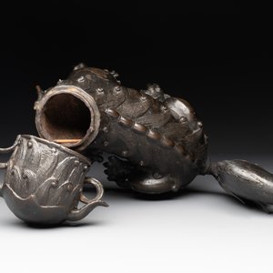 A Chinese bronze Buddhist lion-form incense burner, 17/18th C. — foto 7