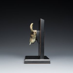 A Chinese bronze buffalo head ornament, Warring States Period — 照片 3