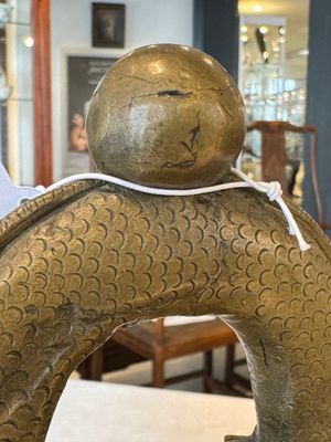 A Chinese bronze 'dragon' bell, 19th C. — photo 5