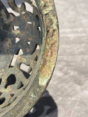 A Chinese bronze 'elephant' tripod censer and cover, Ming — 照片 13
