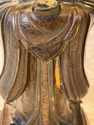 A Chinese bronze figure of an official, Ming — photo 5