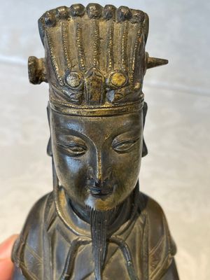 A Chinese bronze figure of an official, Ming — photo 6