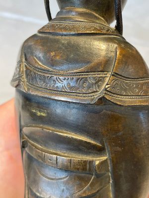 A Chinese bronze figure of an official, Ming — photo 8