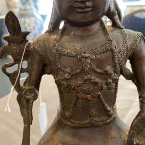 A Chinese bronze figure of Buddha, 18th C. — 照片 20