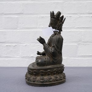 A Chinese bronze figure of Buddha, Ming — 照片 11