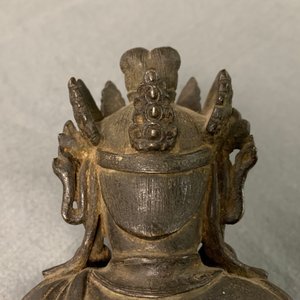 A Chinese bronze figure of Buddha, Ming — 照片 20