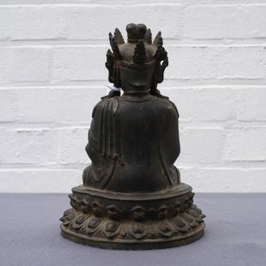 A Chinese bronze figure of Buddha, Ming — 照片 10