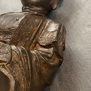 A Chinese bronze figure of Buddha, Ming — 照片 21