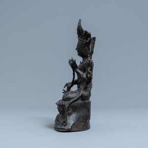 A Chinese bronze figure of Buddha, Ming — 照片 5