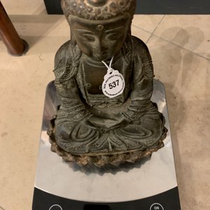 A Chinese bronze figure of Buddha on a lotus throne, Ming — photo 27