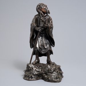 A Chinese bronze figure of Li Tieguai, 18/19th C. — 照片 2