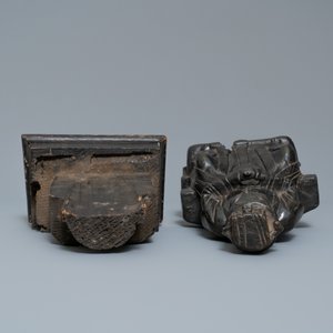 A Chinese bronze figure of Wenchang Wang with inscription, Ming — 照片 7