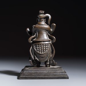 A Chinese bronze figure of Zhenwu — photo 4