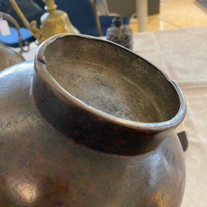A Chinese bronze garlic-head 'hu' wine vessel, Eastern Zhou/Han — 照片 11