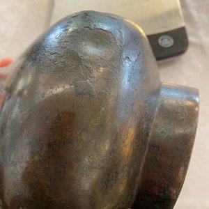 A Chinese bronze garlic-head 'hu' wine vessel, Eastern Zhou/Han — 照片 15