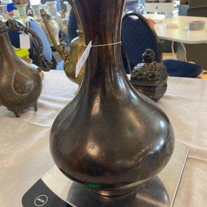 A Chinese bronze garlic-head 'hu' wine vessel, Eastern Zhou/Han — 照片 8