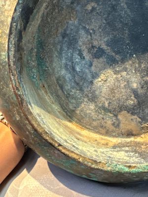 A Chinese bronze 'Garlic Head' wine vessel, 'Hu 壺', Western Han — photo 13