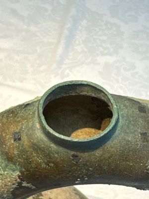 A Chinese bronze 'Garlic Head' wine vessel, 'Hu 壺', Western Han — photo 7