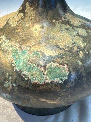 A Chinese bronze 'Garlic Head' wine vessel, 'Hu 壺', Western Han — photo 9
