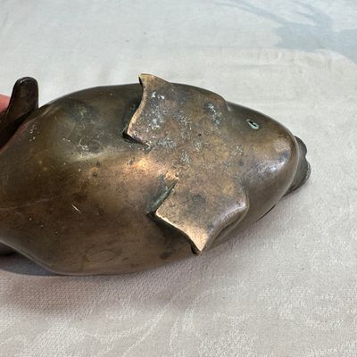 A Chinese bronze 'Goose' incense burner and a 'Stag' incense burner — photo 9
