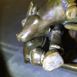 A Chinese bronze group with boys and buffaloes, 19th C. — 照片 11