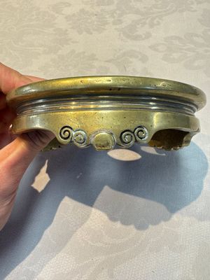 A Chinese bronze handled censer and stand, 17/18th C. — photo 15
