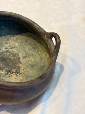 A Chinese bronze handled tripod censer, Yu Tang Jing Wan 玉堂精玩 mark, 17th C. — 照片 6