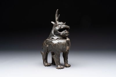 A Chinese bronze 'luduan' censer, Ming