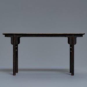 A Chinese bronze miniature model of a scholar's table, 19th C. — 照片 4