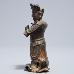 A Chinese bronze model of a guardian, Ming — photo 5