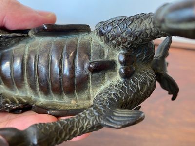 A Chinese bronze qilin, probably Kangxi — photo 8