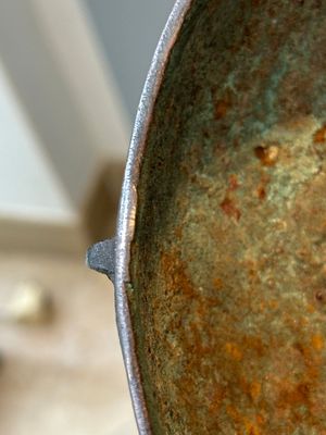 A Chinese bronze ritual wine vessel and cover, 'you', Yuan/Ming — 照片 14