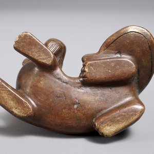 A Chinese bronze scroll or paper weight shaped as a qilin, 18/19th C. — 照片 6
