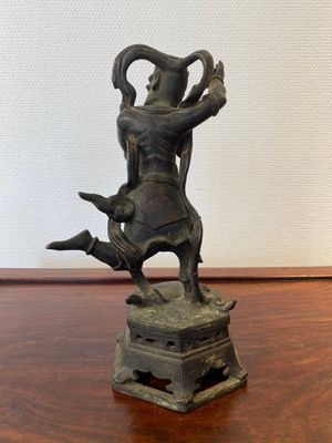 A Chinese bronze sculpture of Kui Xing, Ming — photo 3