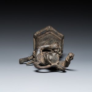 A Chinese bronze sculpture of Kui Xing, Ming — photo 5