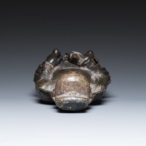 A Chinese bronze sculpture of Wenchang Wang, Ming — 照片 7