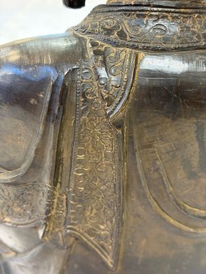 A Chinese bronze seated Buddha, Ming — photo 14