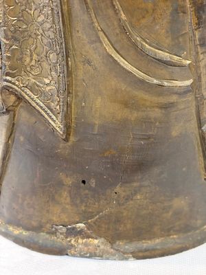 A Chinese bronze seated Buddha, Ming — photo 18