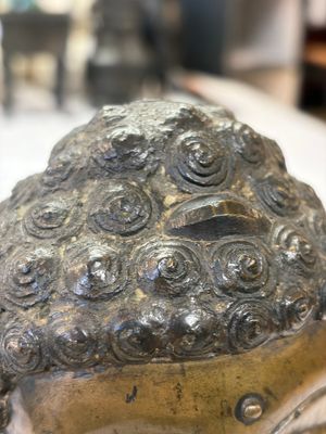 A Chinese bronze seated Buddha, Ming — photo 5