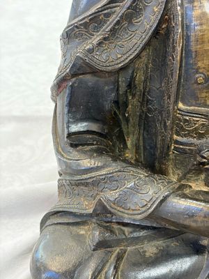 A Chinese bronze seated Buddha, Ming — photo 7