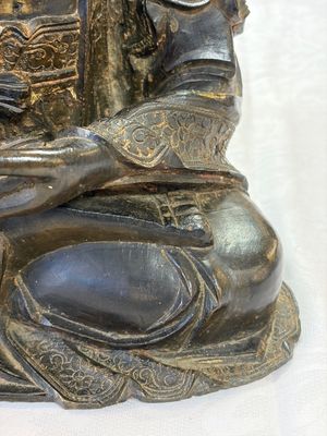 A Chinese bronze seated Buddha, Ming — photo 10