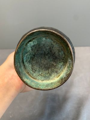 A Chinese bronze 'touhu' vase, Yuan — photo 6