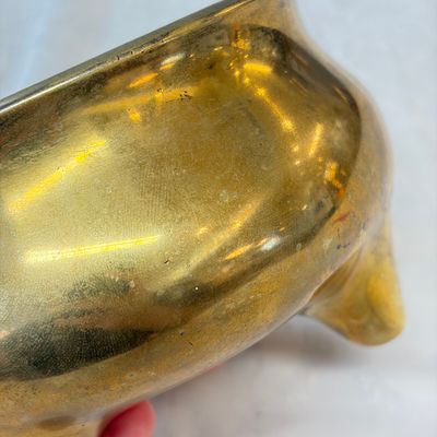 A Chinese bronze tripod censer — photo 6