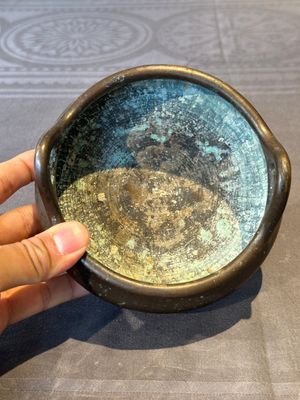 A Chinese bronze tripod censer, Guan Huai Tang Zhu Ren 冠槐堂主人 mark, 17/18th C. — 照片 5